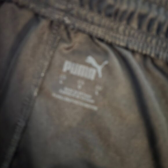 Mens 2 pairs Puma Black w/White Accent Soccer Shorts L - Picture 5 of 8